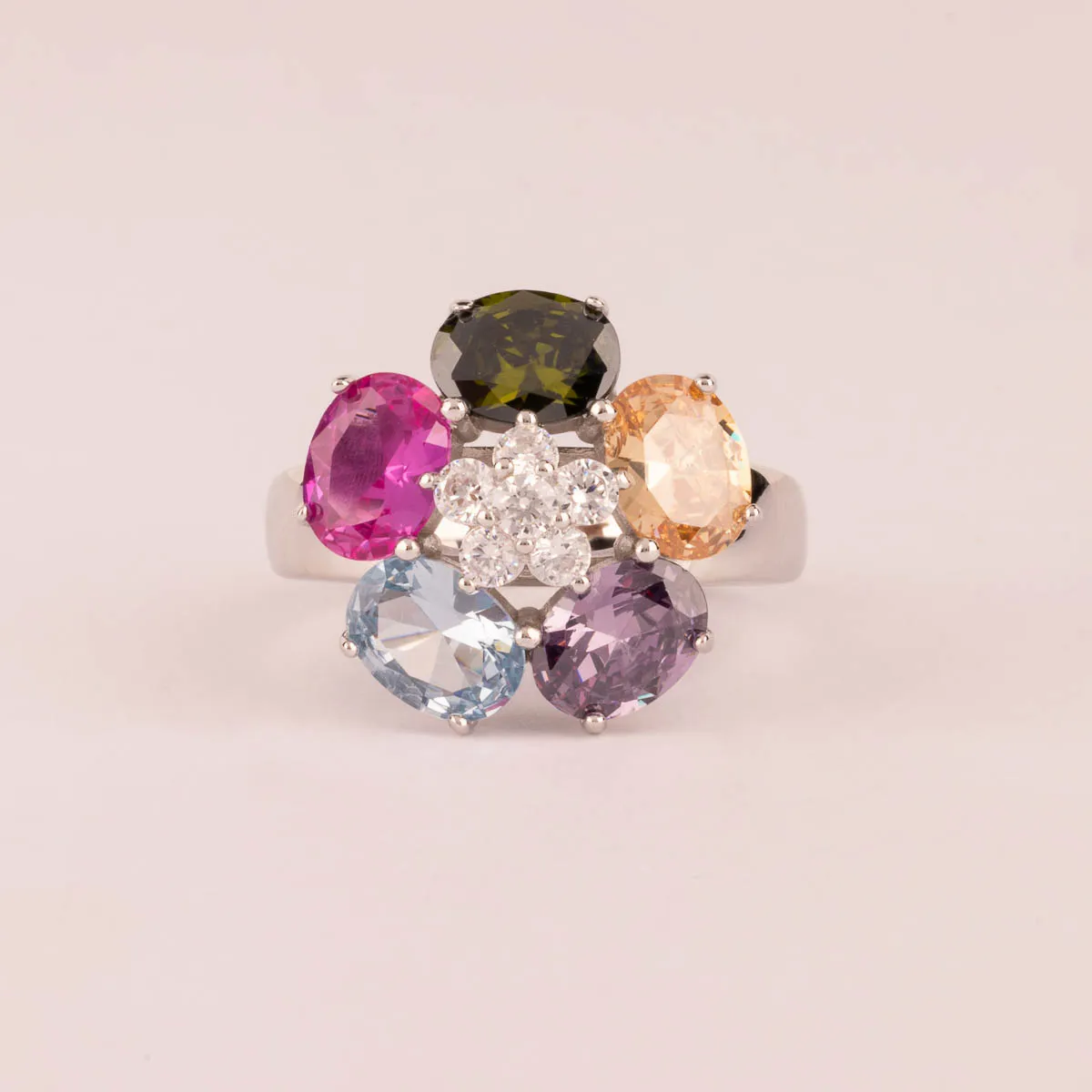 Ultima Edizione Flower bague fleur multicolore