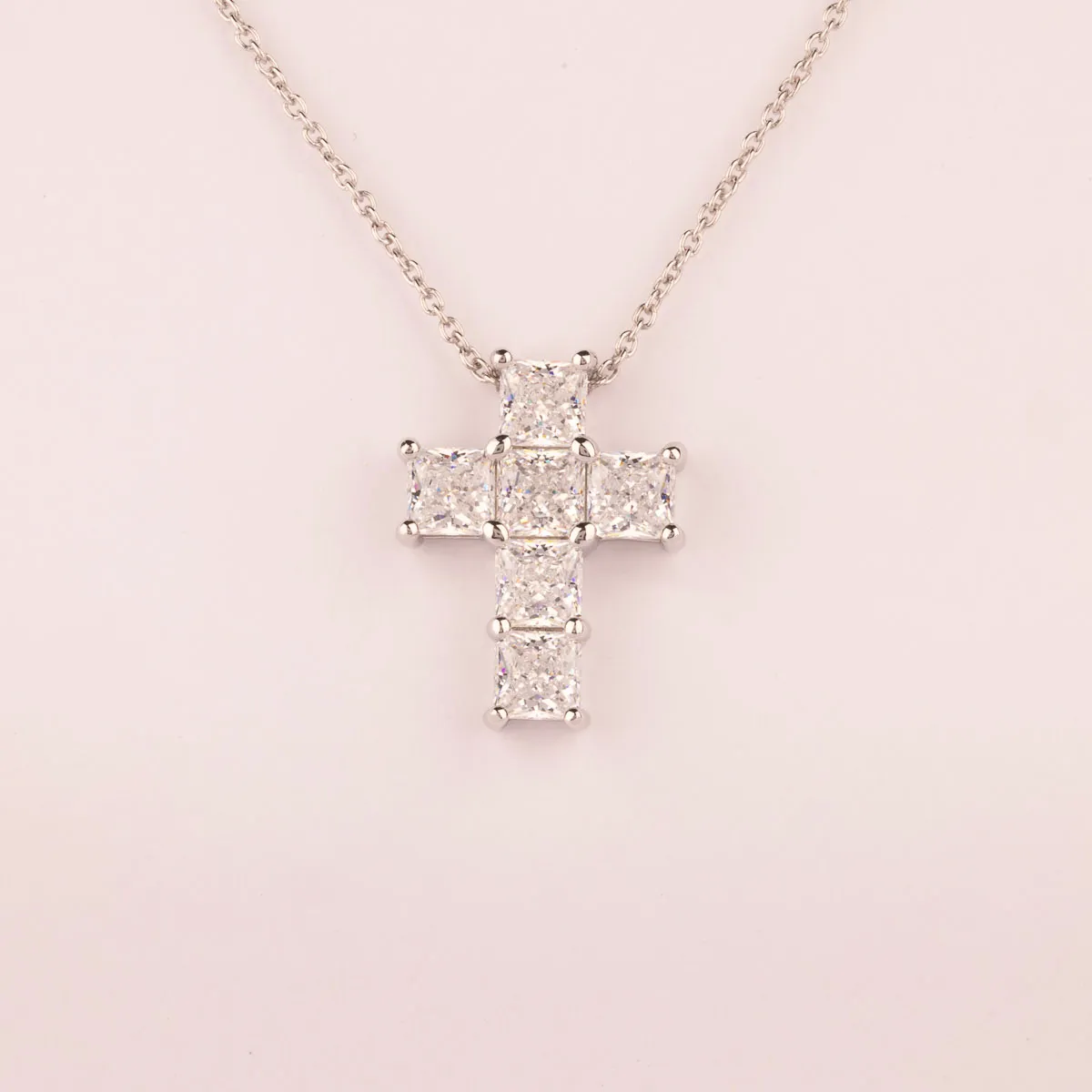 Ultima Edizione Croce Carré Blanc pendentif croix