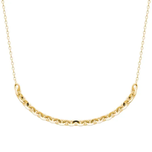 Oriana France collier grosse maille plaqué or 18 carats