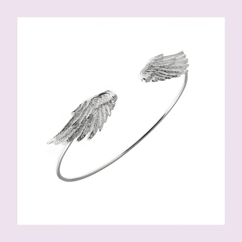 Lorella Tamberi Canal Artemis Double Wing bracelet argenté 15-16 cm