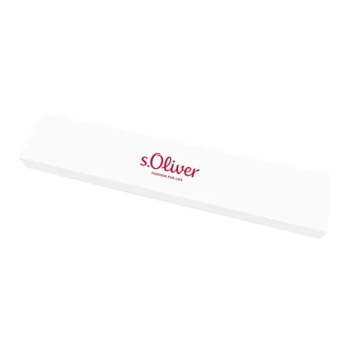 s.Oliver Bracelet Homme Cuir Acier Inoxydable Cadeau