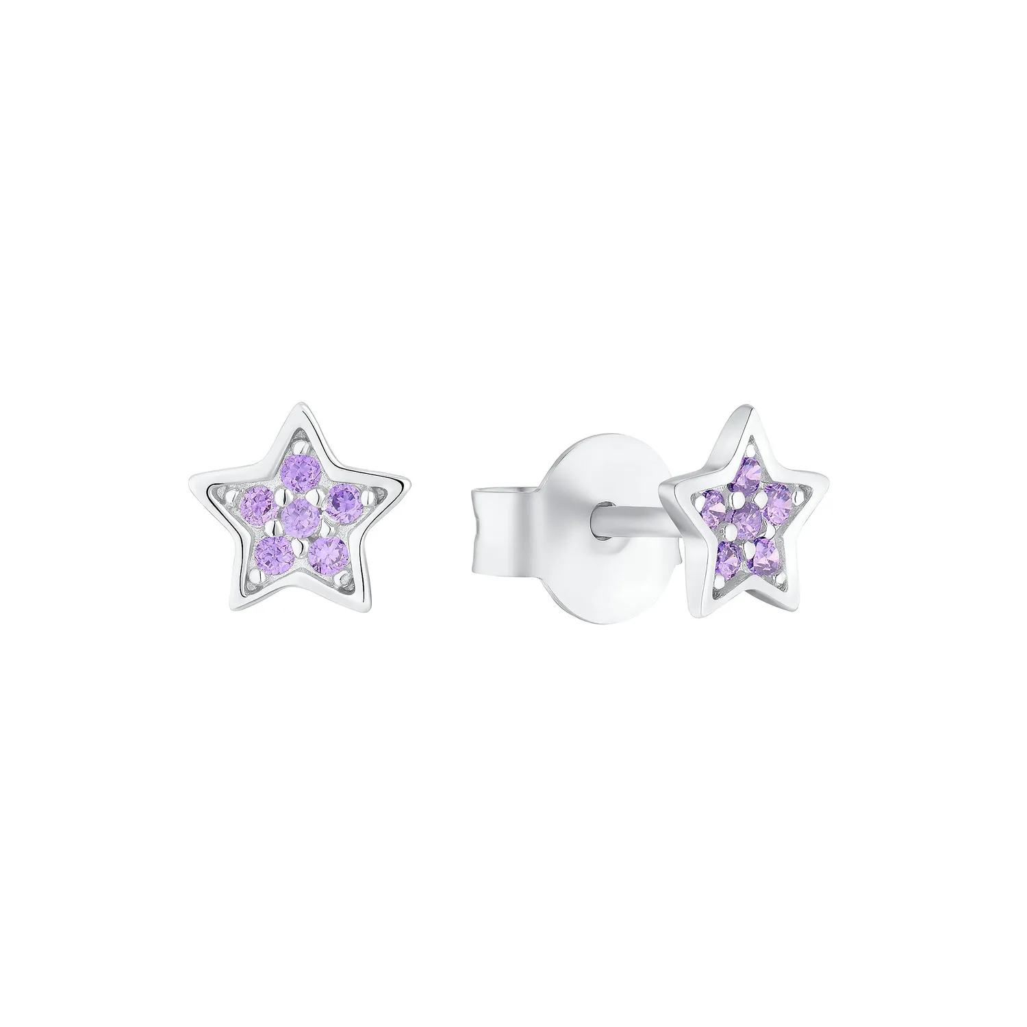 s.Oliver clous fille argent étoile bleue cristal