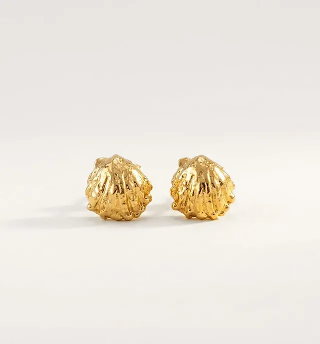 Elise Tsikis Oce puces coquillage dorées