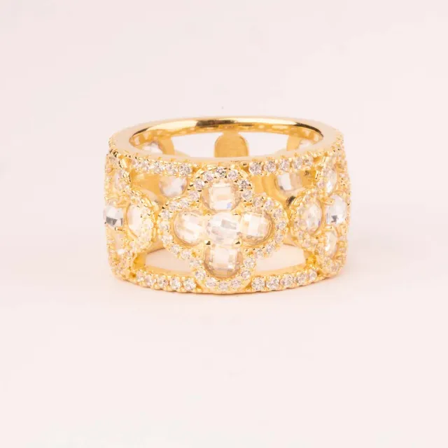 Ultima Edizione Fiori Bianchi bague fleurs blanches