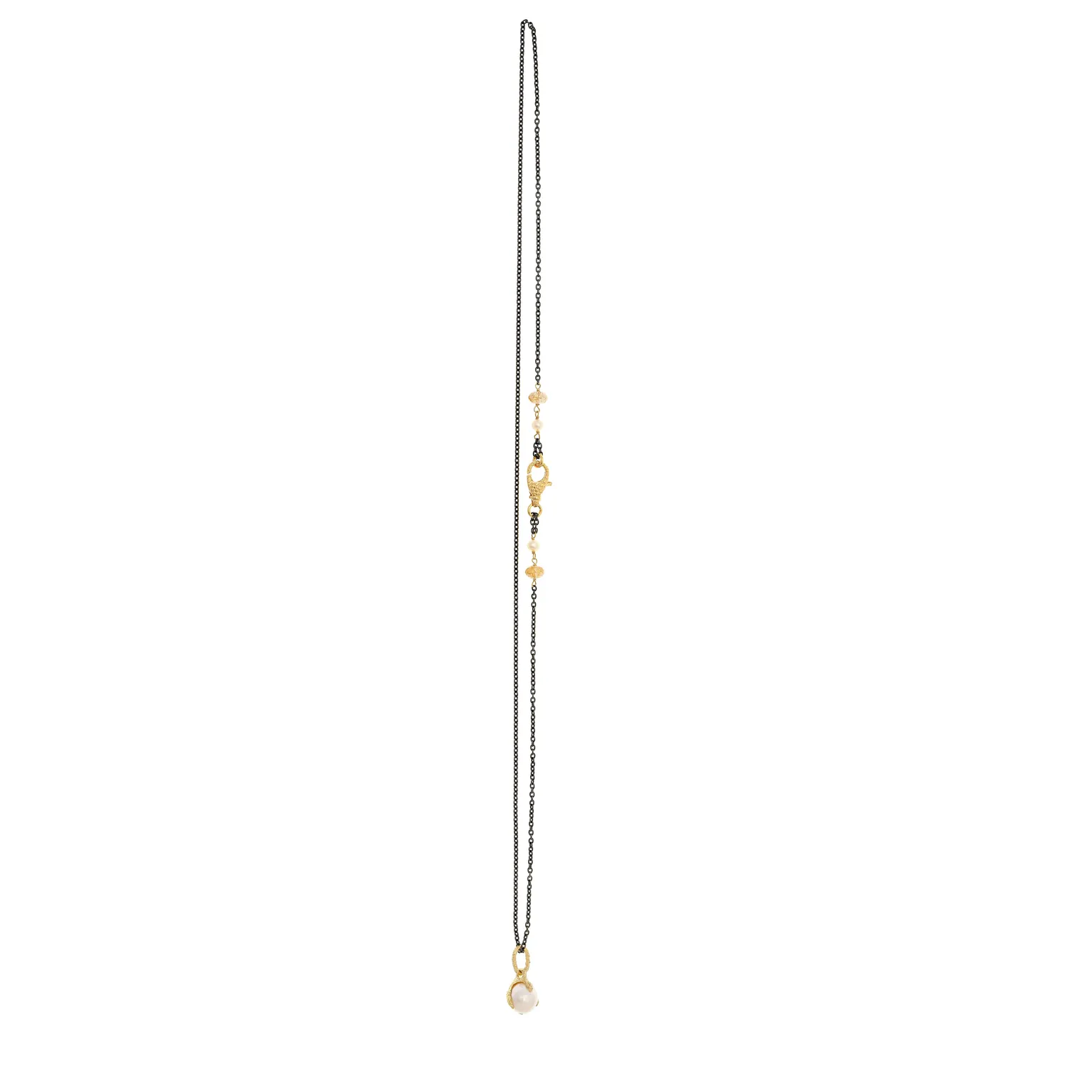 Lorella Tamberi Artemis Talon collier perles quartz 80 cm