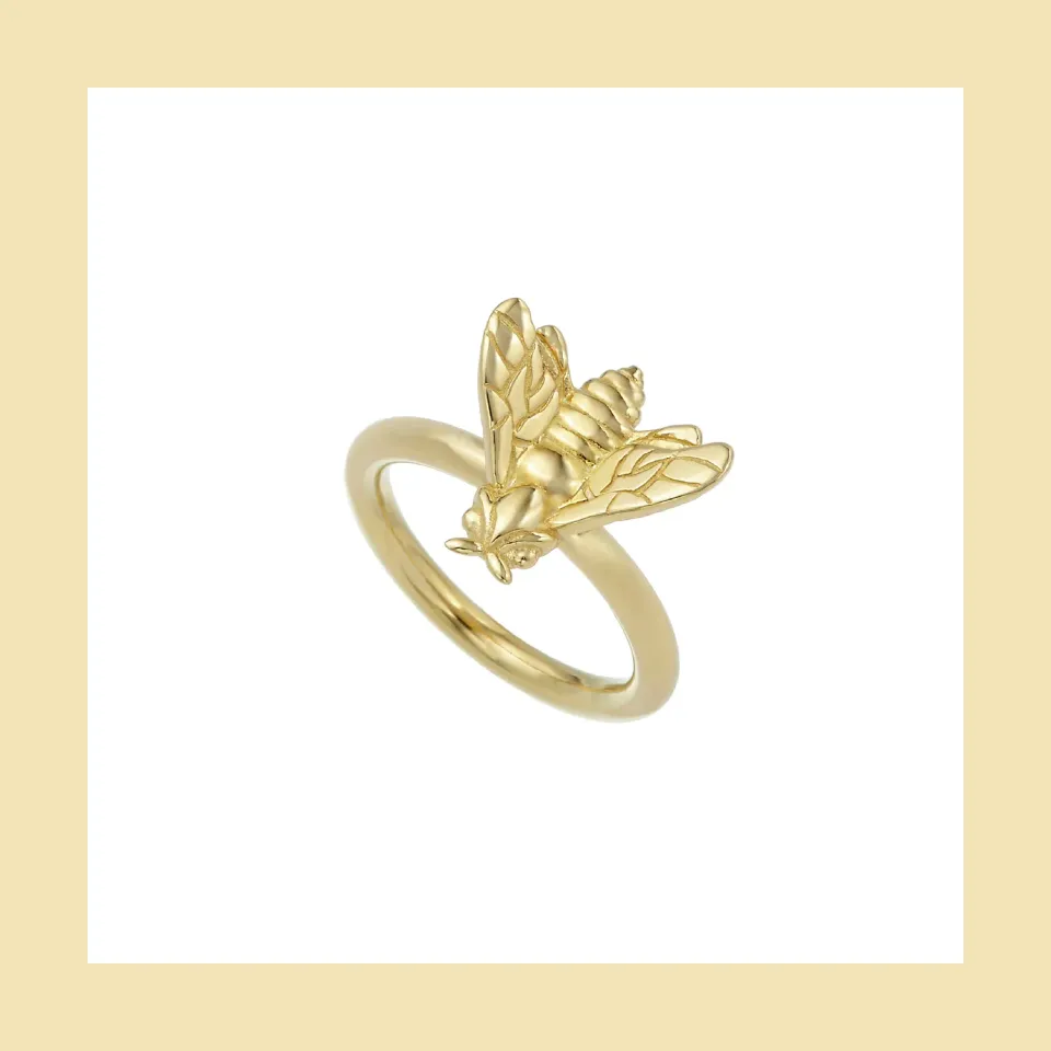 Lorella Tamberi Canal Bee Queen Single Bee bague dorée