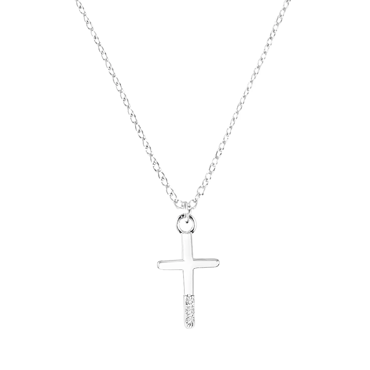 s.Oliver bague fille argent croix zirconium