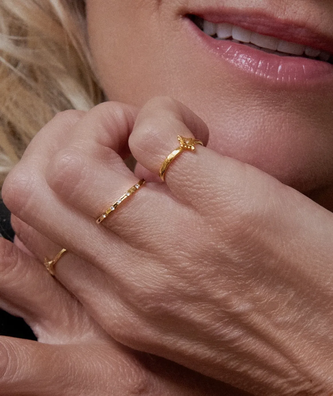 Elise Tsikis Olympe bague dorée taille 52