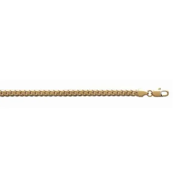 Oriana France maille anglaise bracelet plaqué or medium