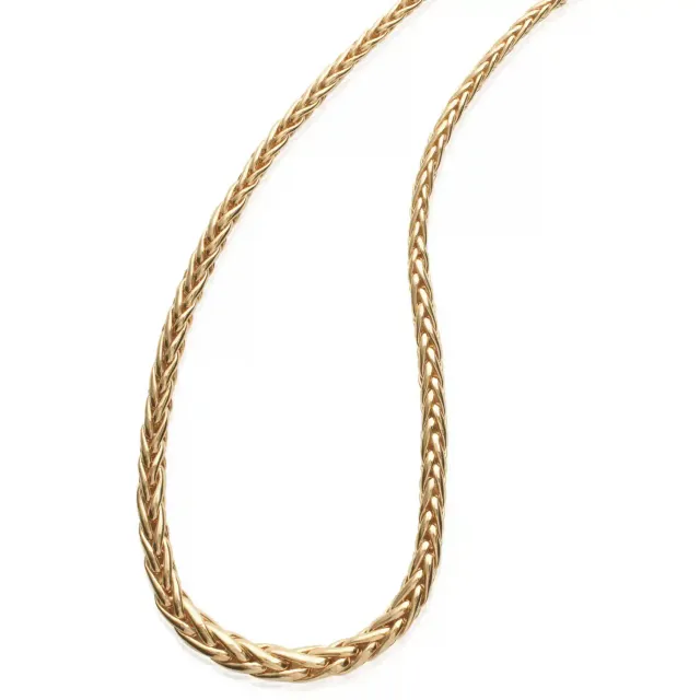 Oriana France palmier fait main collier plaqué or 18 carats