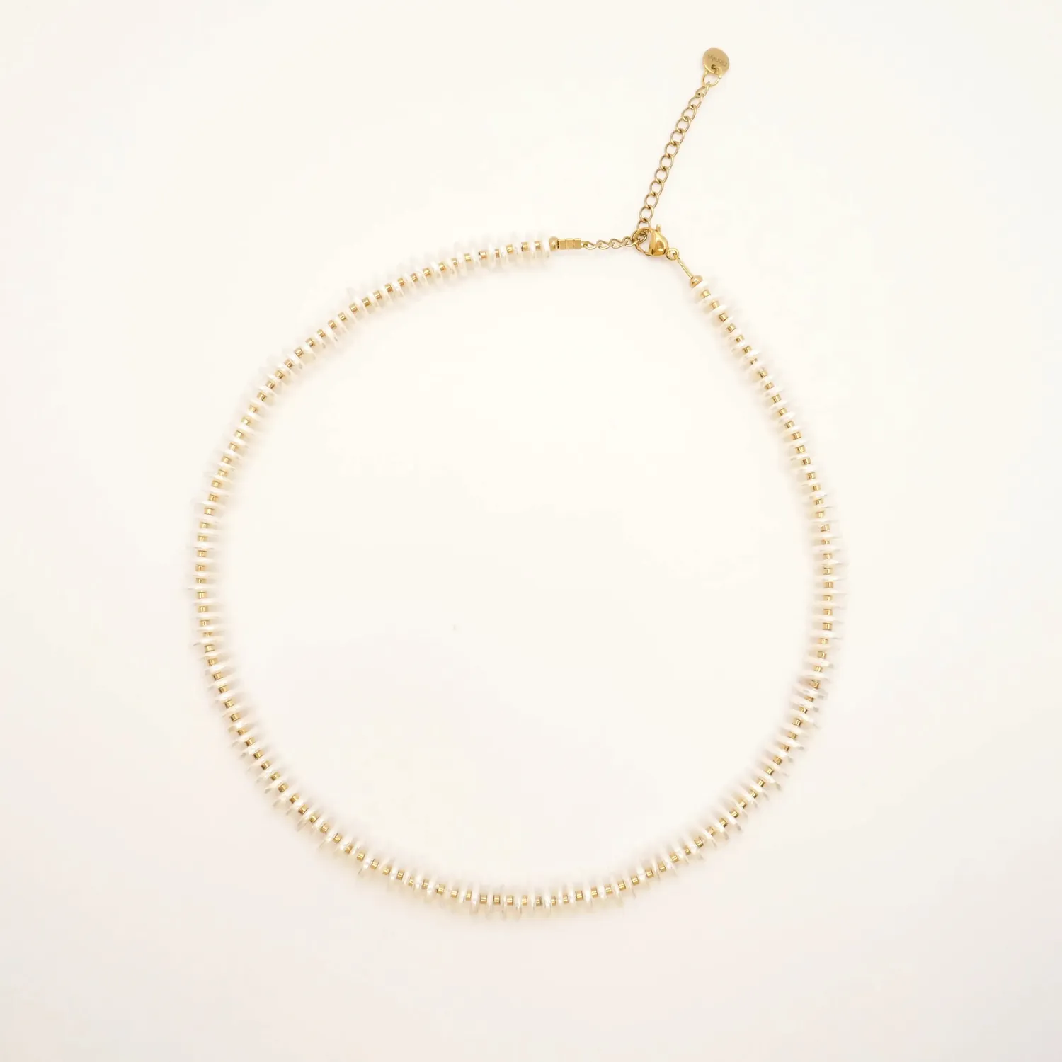Cloralys Zora collier nacré heishi 39 cm
