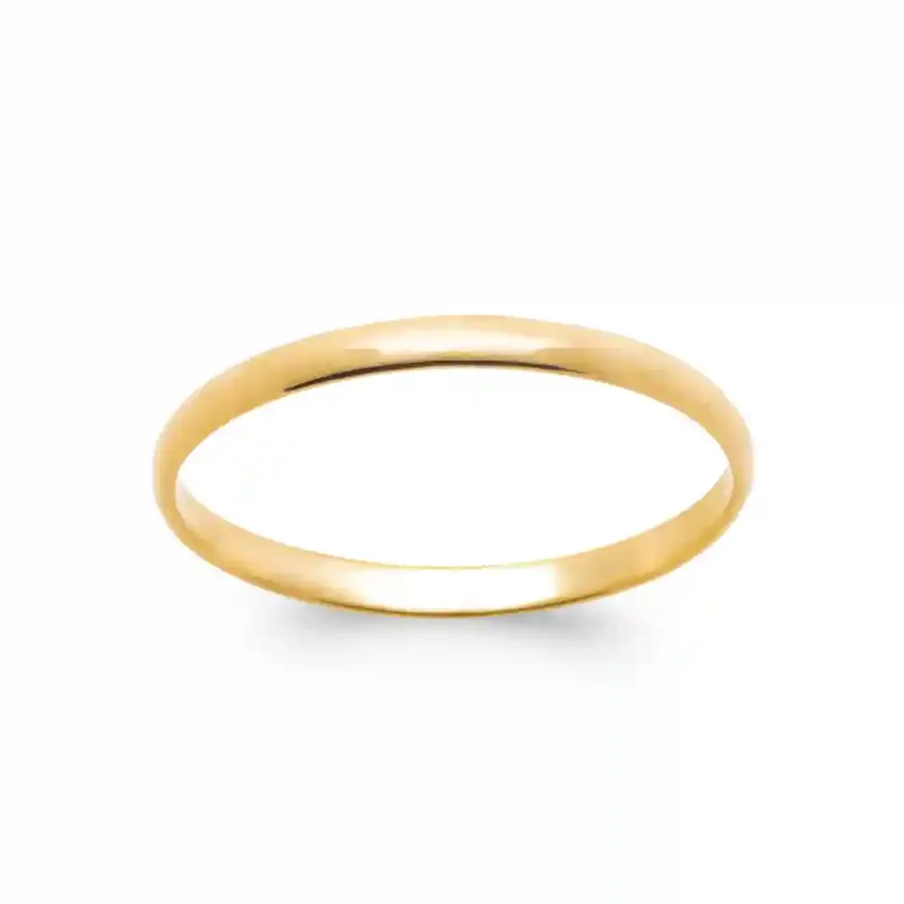 Oriana France alliance fine bague plaqué or