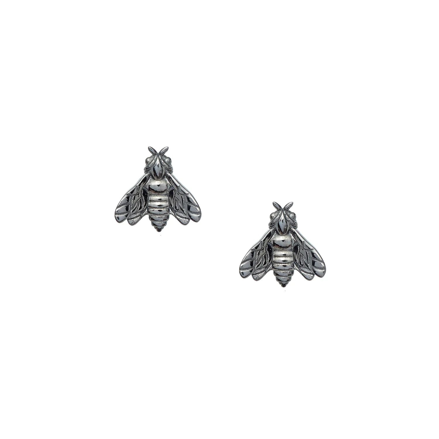 Lorella Tamberi Canal Bee Queen clous abeille argent ruthénium