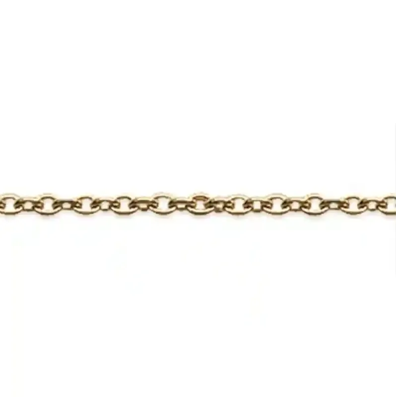 Oriana France chaîne forçat diamantée 1,15 mm plaqué or