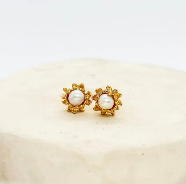 Elise Tsikis Fleur Grenadine Hortens boucles orange