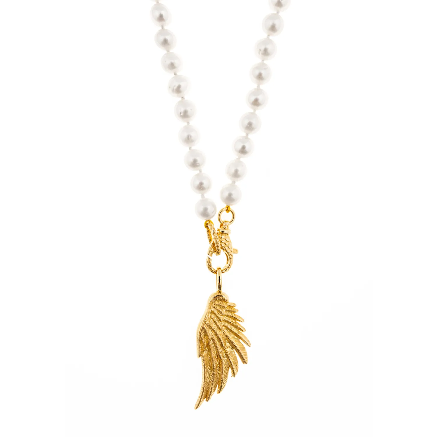 Lorella Tamberi Canal Artemis Wing collier perles 92 cm