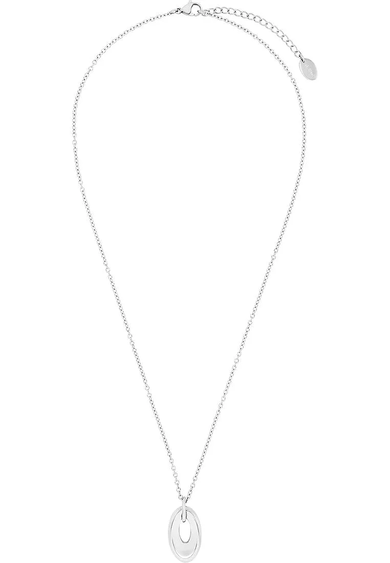 s.Oliver 2034811 collier pendentif acier 50+5 cm