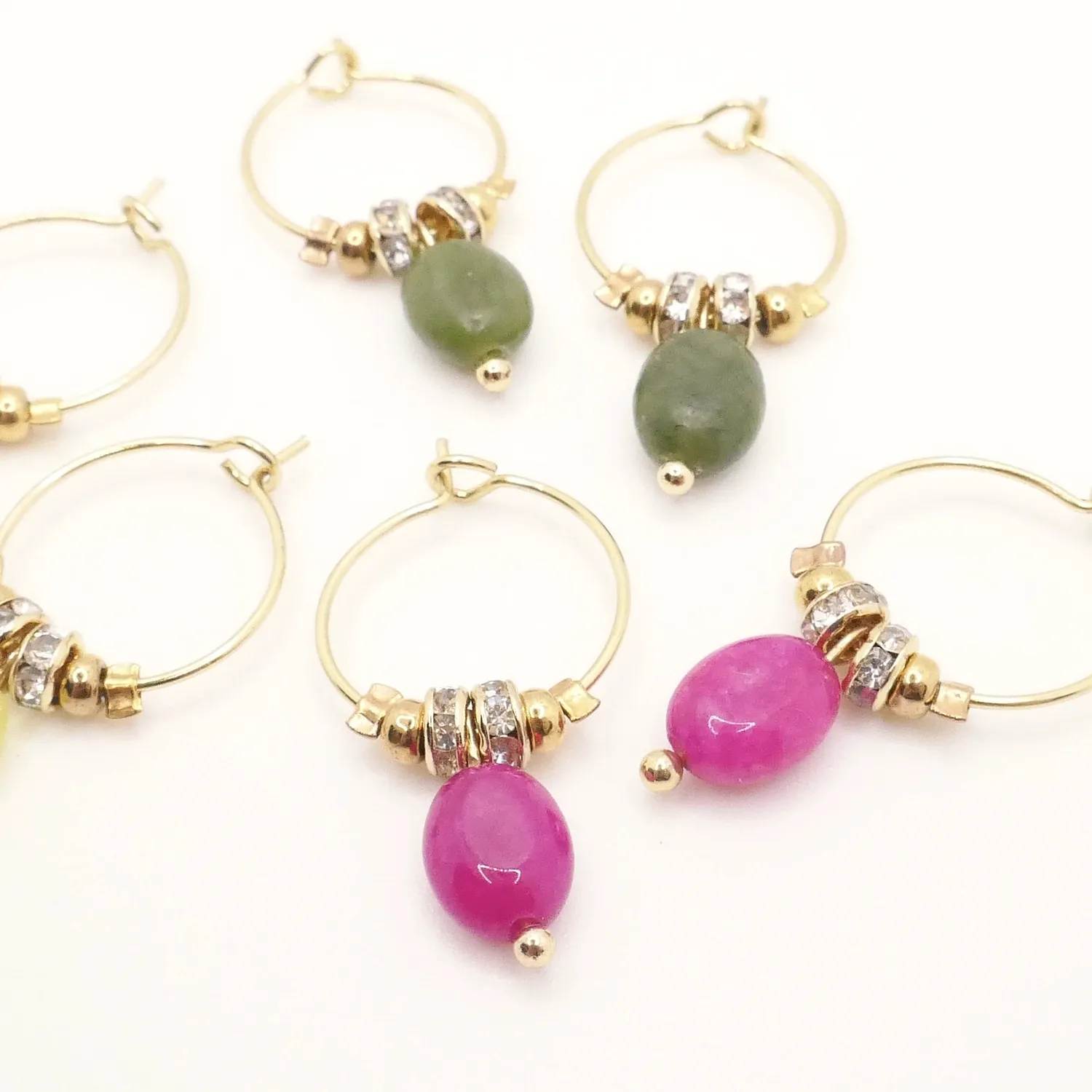 Cloralys Poéma mini créoles agate 1,5 cm paire
