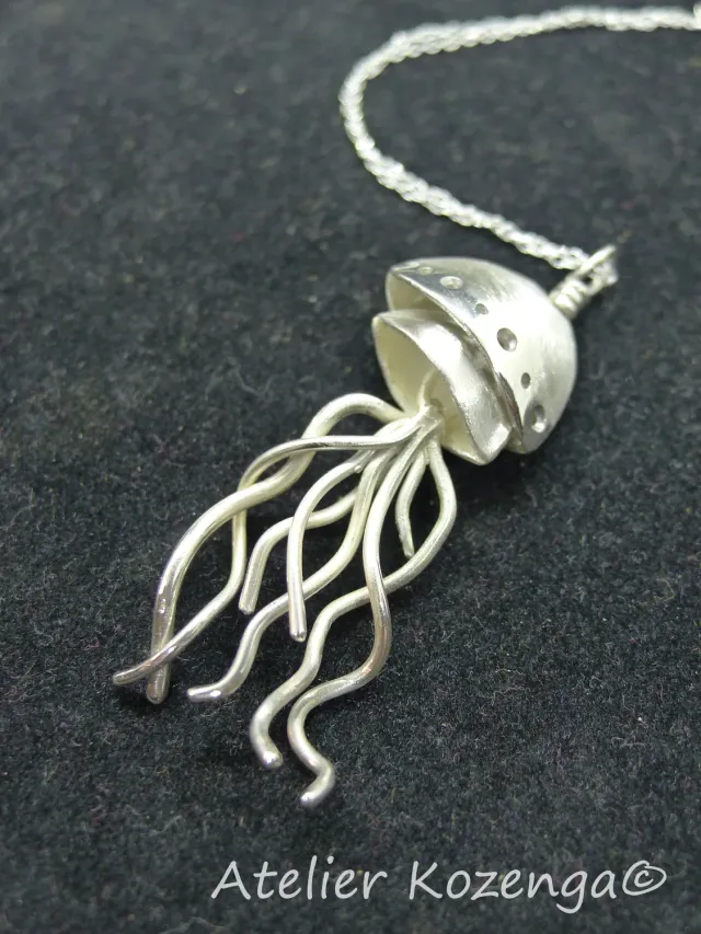 L'Atelier Kozenga Méduse pendentif argent 950