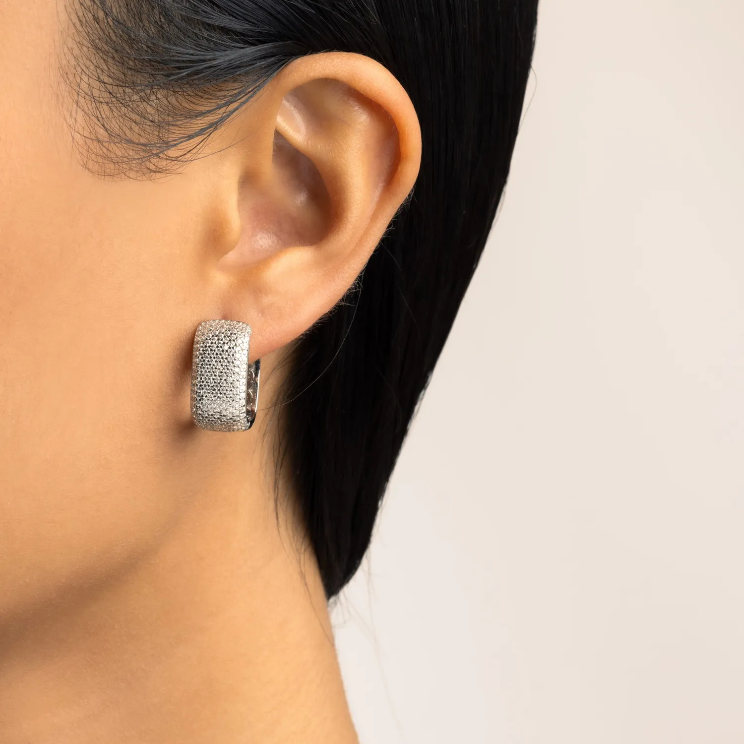 ULTIMA EDIZIONE Cube micro boucles d'oreilles zircons