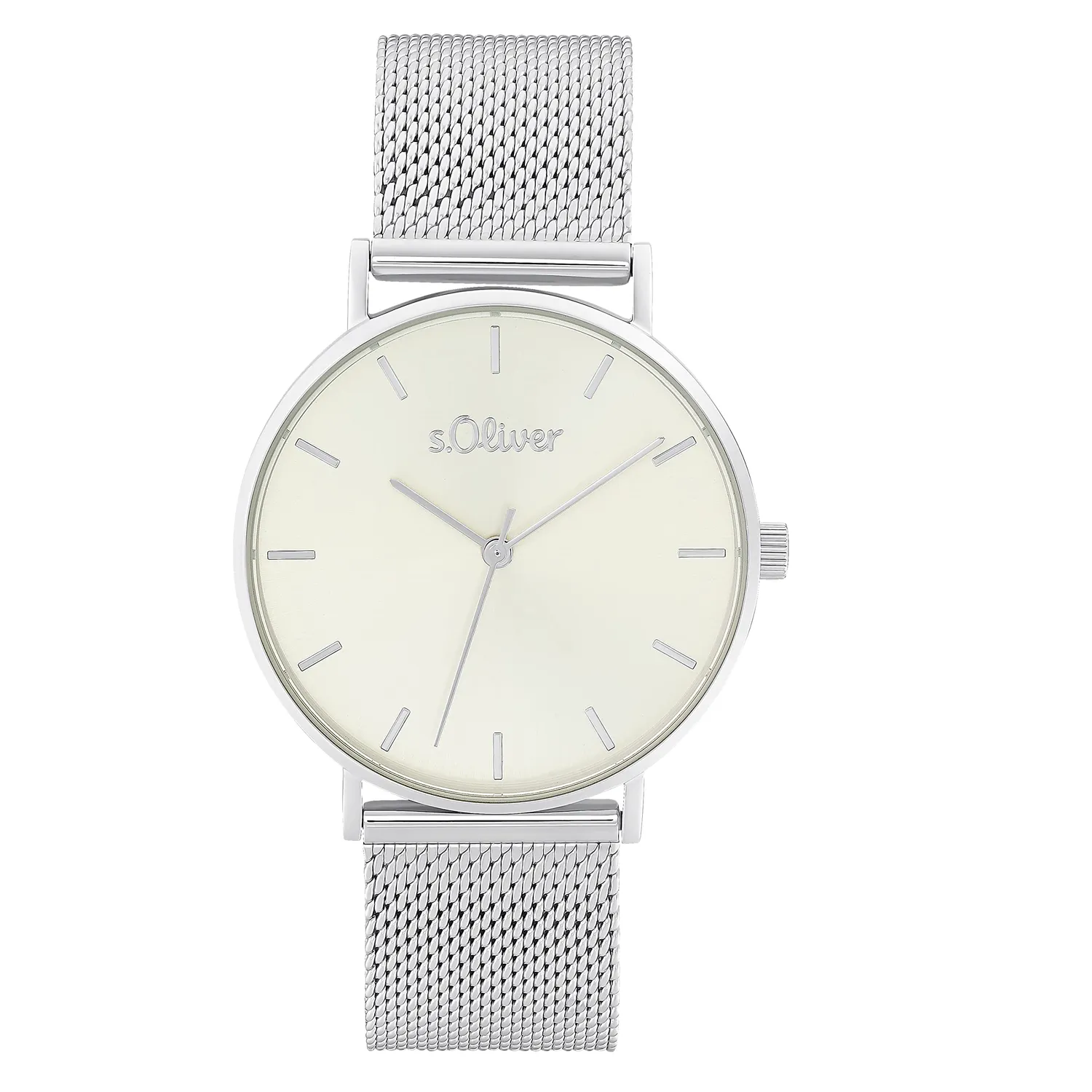 s.Oliver montre femme milanaise dorée