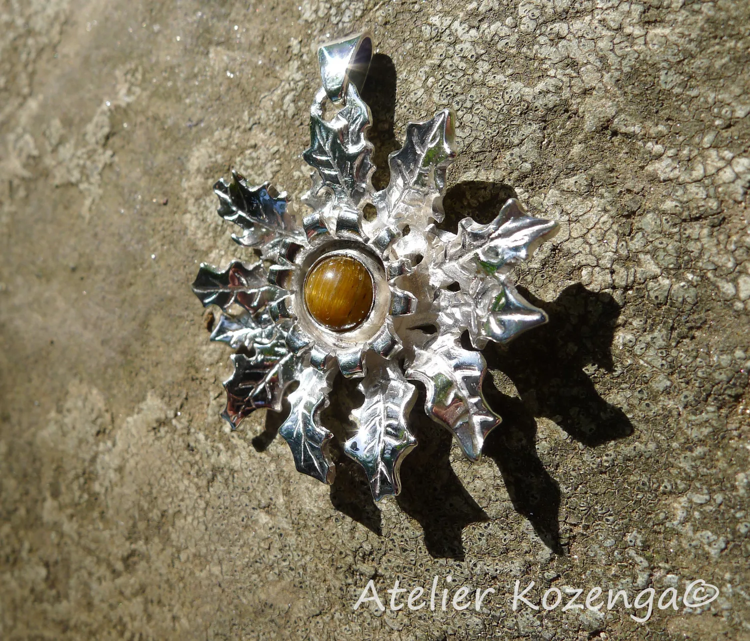 L'Atelier Kozenga Cardabelle II pendentif argent 950