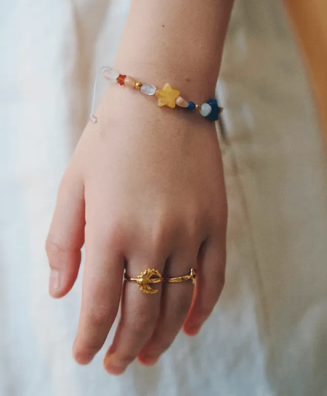 Elise Tsikis Kosmos bracelet enfant perles ajustable