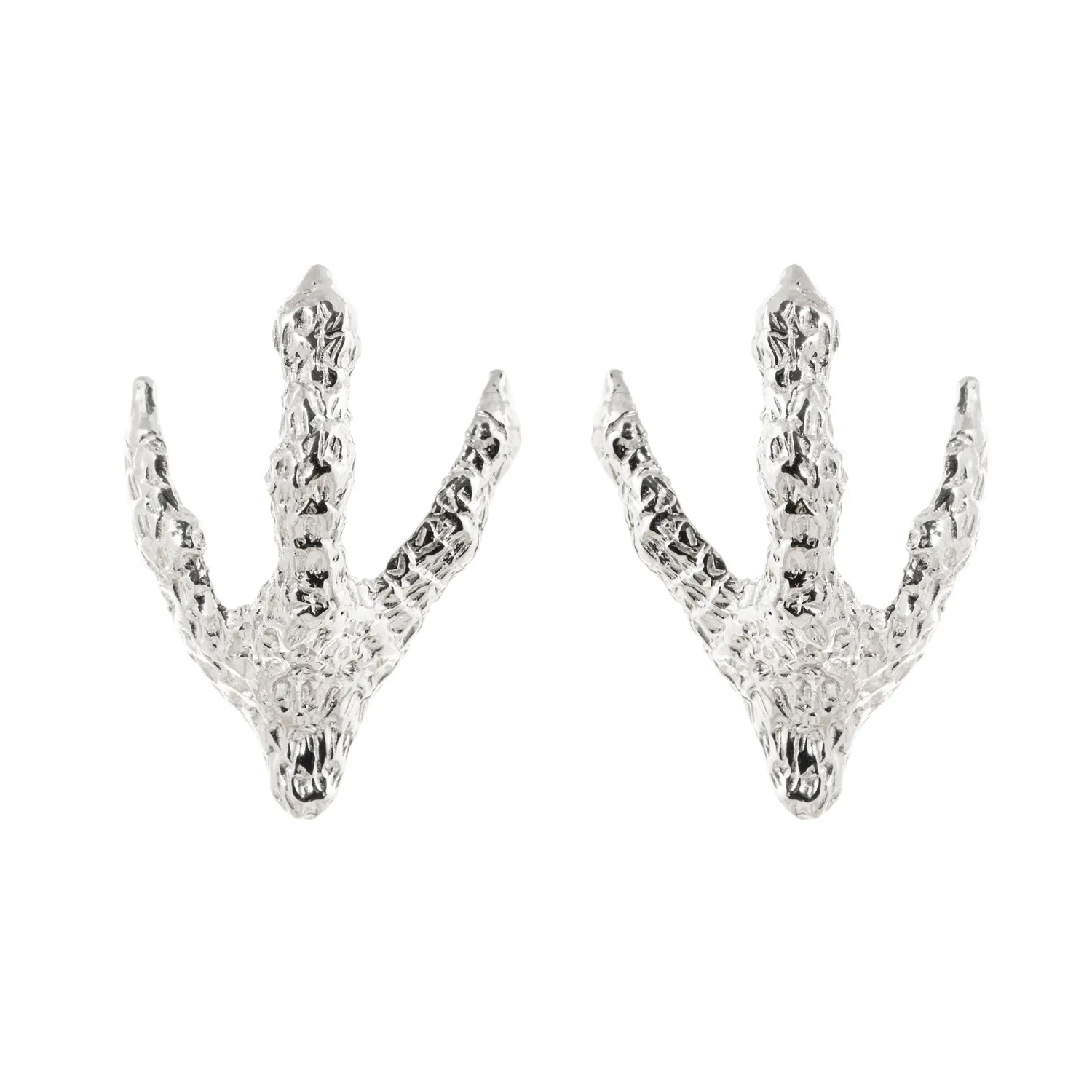 Lorella Tamberi Artemis Talon boucles d'oreilles argentées