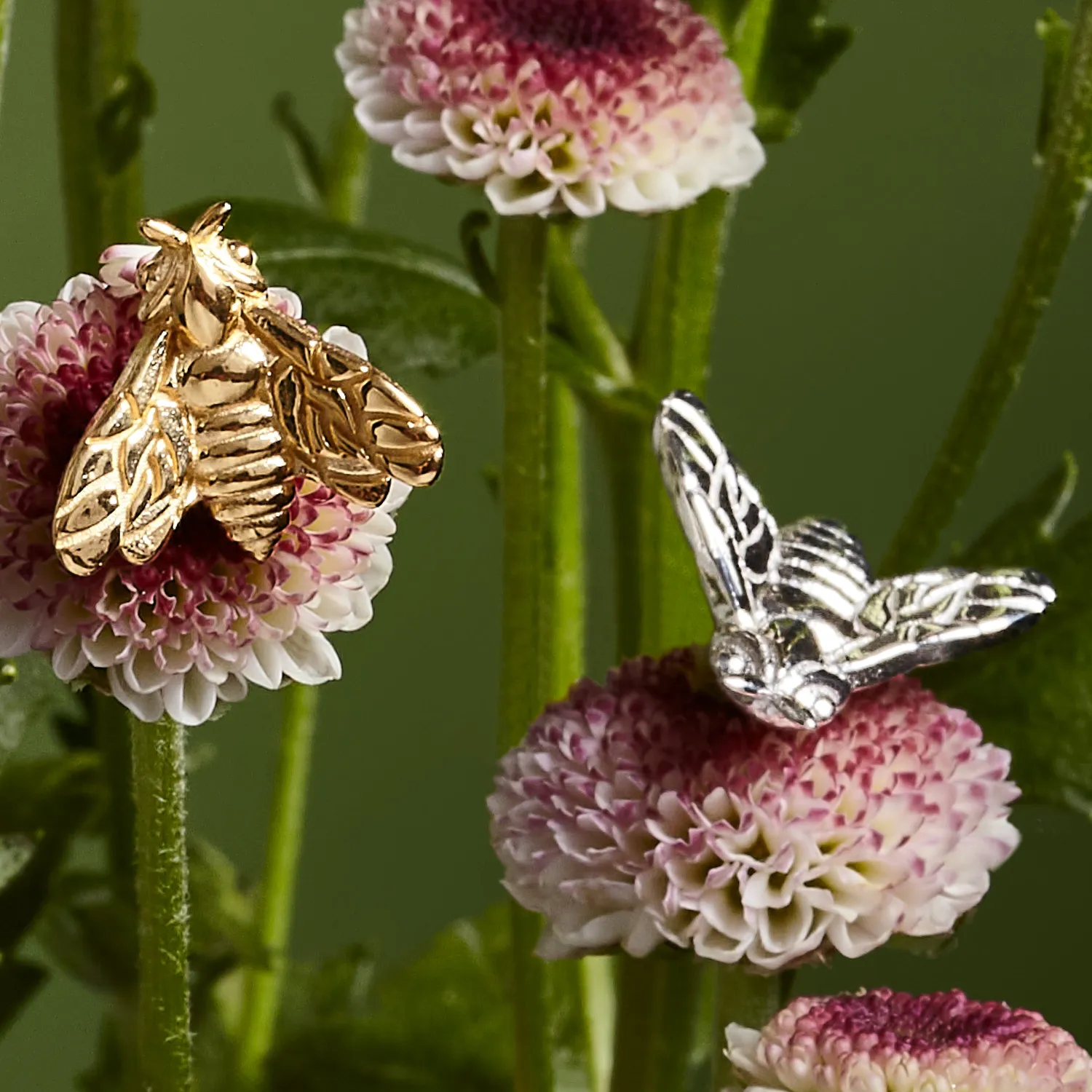 Lorella Tamberi Canal Bee Queen Bee Earrings boucles d’oreilles rosé