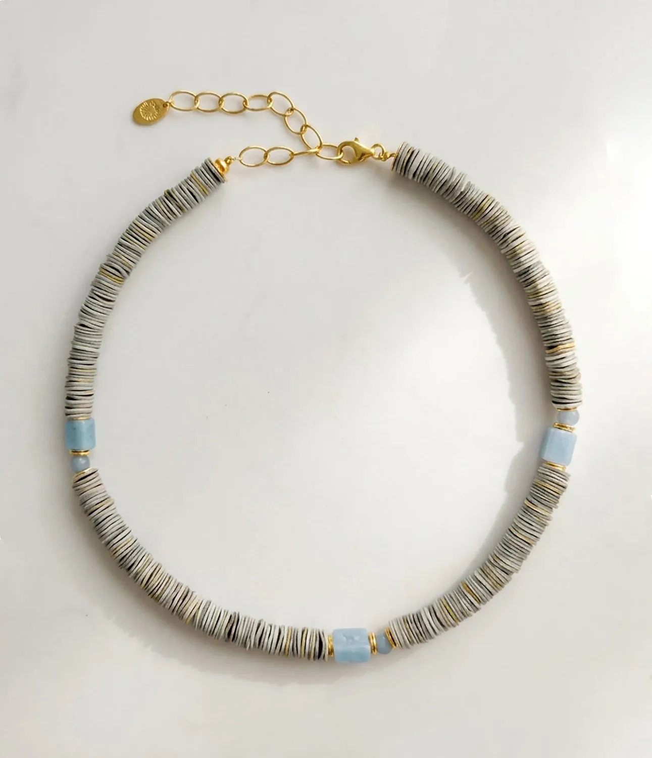 Elise Tsikis Eleftheria Samothrace collier perles naturelles