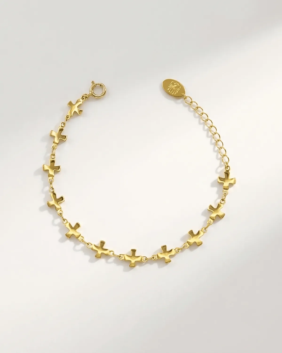 Elise Tsikis Kamia bracelet or jaune 15 cm