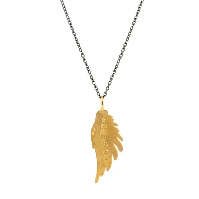 Lorella Tamberi Canal Artemis Be Free collier aile zircons 80cm