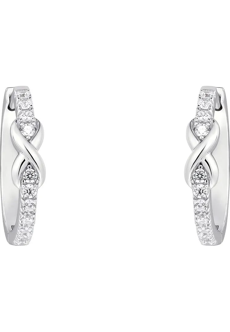 s.Oliver 2034966 boucles d'oreilles argent femme