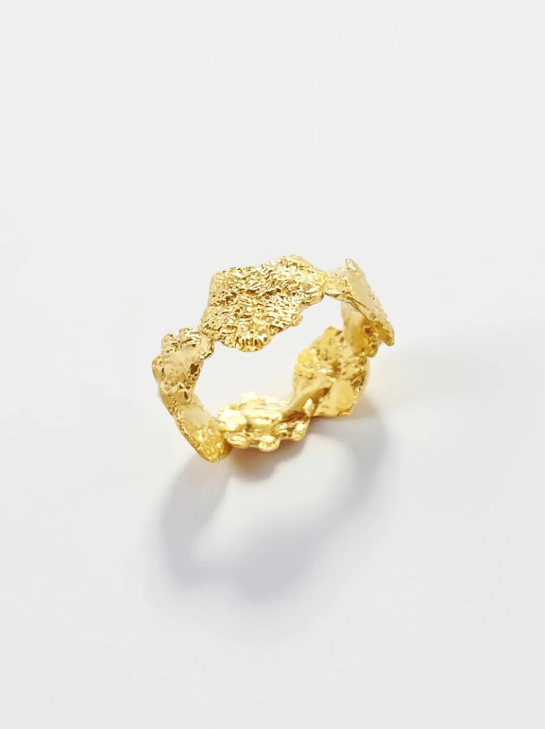 Elise Tsikis Primevère bague or jaune 52 fleur