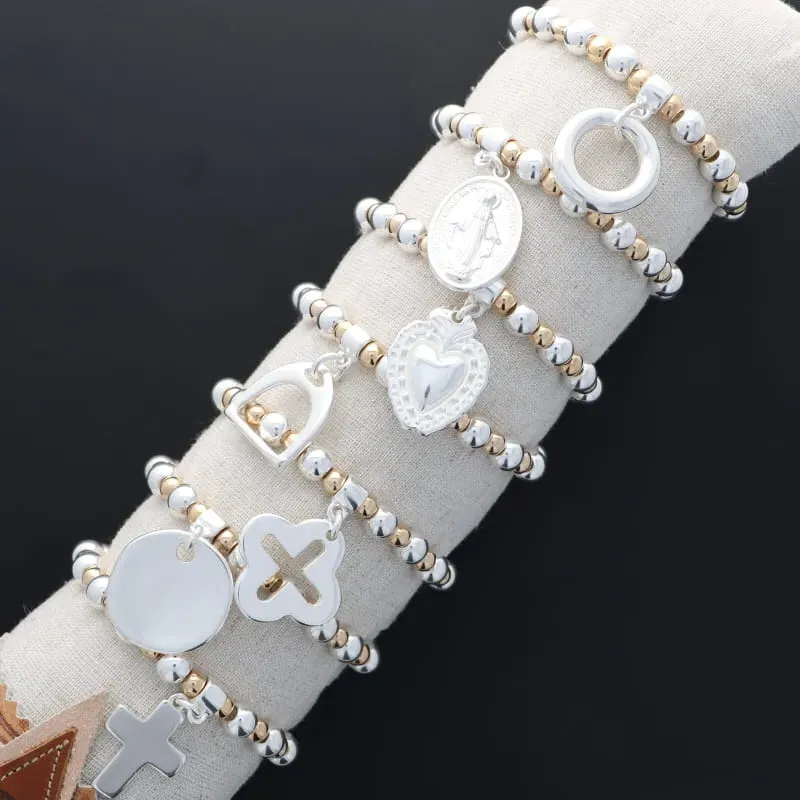 Secret de Cuir N°1616 843 pack x7 bracelet bicolore