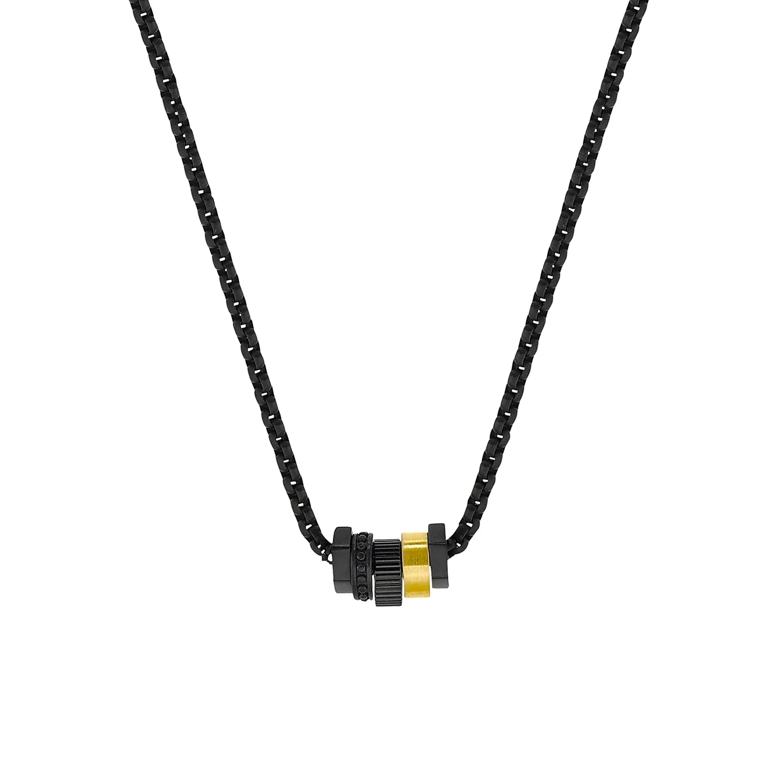 s.Oliver Silber collier homme acier inoxydable argenté