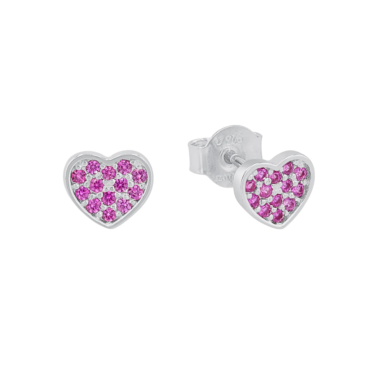 s.Oliver Cœur boucles d'oreilles fille argent blanc