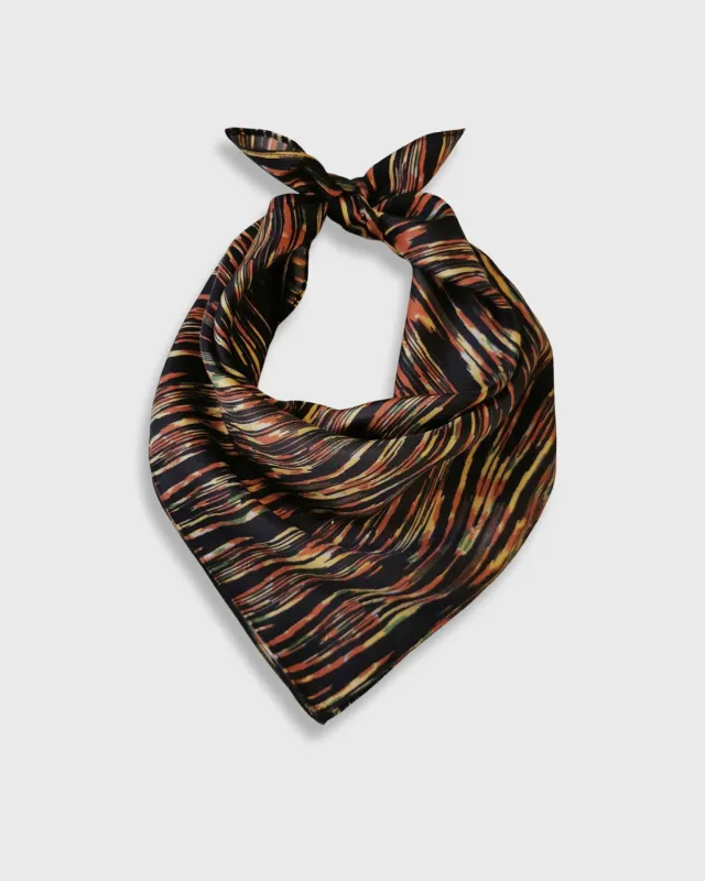 Elise Tsikis foulard Panaba carré soie 50x50 cm