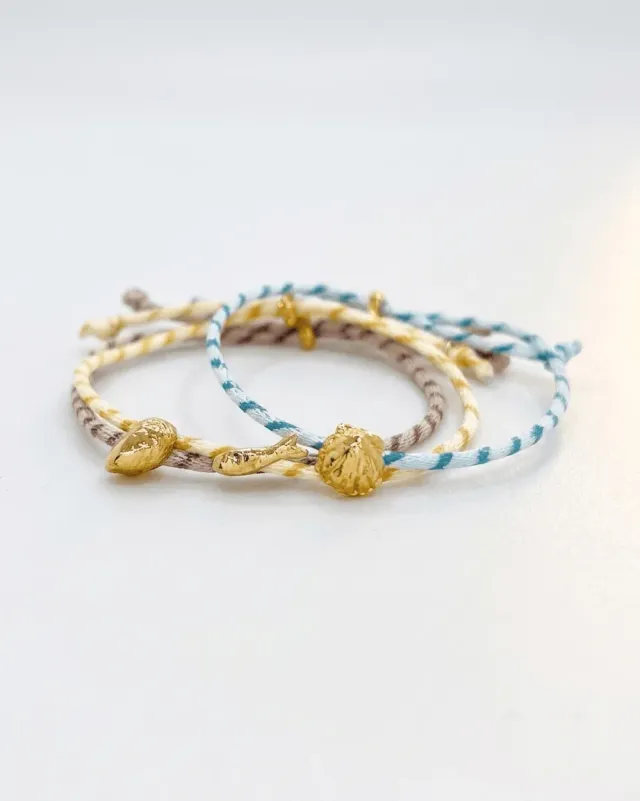 Elise Tsikis Ecume bracelet ajustable bleu poisson