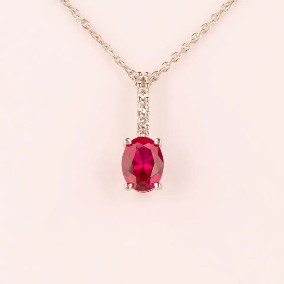 Ultima Edizione barretta ovalino pendentif collier couleur