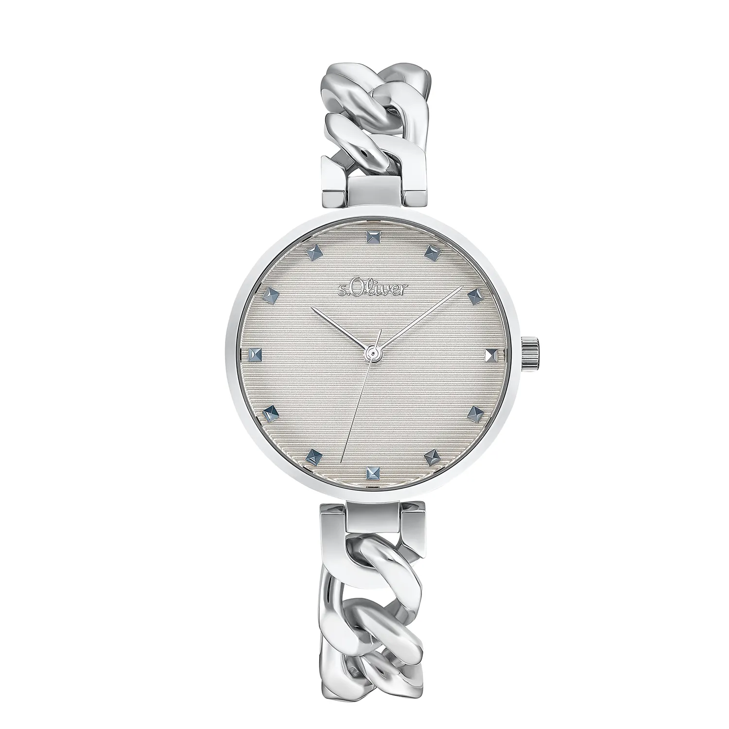 s.Oliver montre femme milanaise dorée