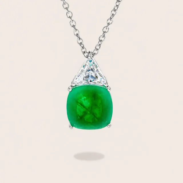 Ultima Edizione Double Pierre Carré pendentif couleur