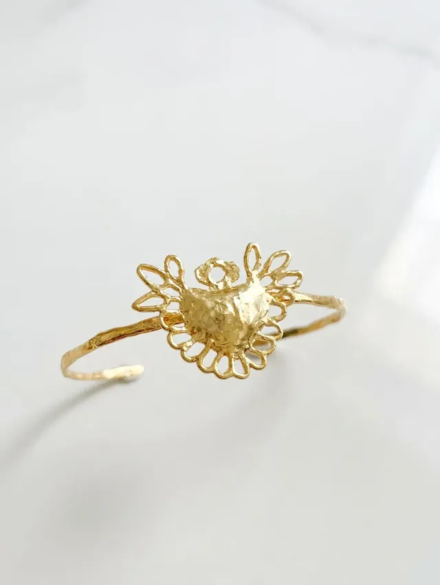 Elise Tsikis Diafani bracelet fantaisie doré