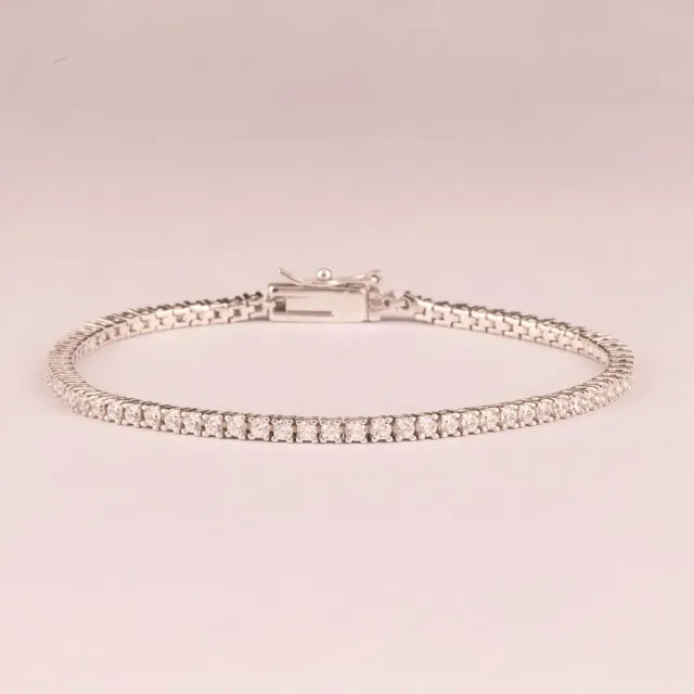 Ultima Edizione Tennis Bianco bracelet blanc 2 mm