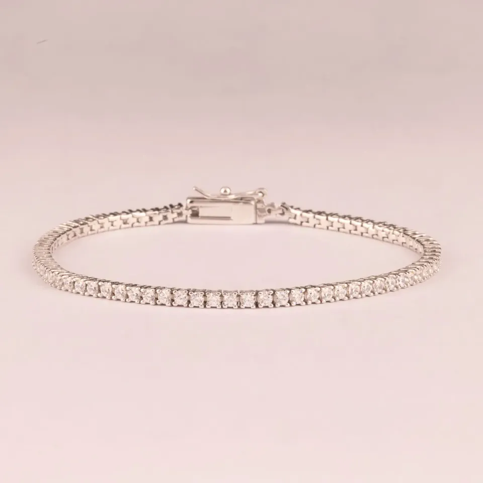 Ultima Edizione Tennis Bianco bracelet blanc 2 mm