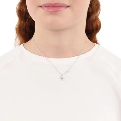 s.Oliver Collier enfant argent 925 ange zircone 37+3 cm