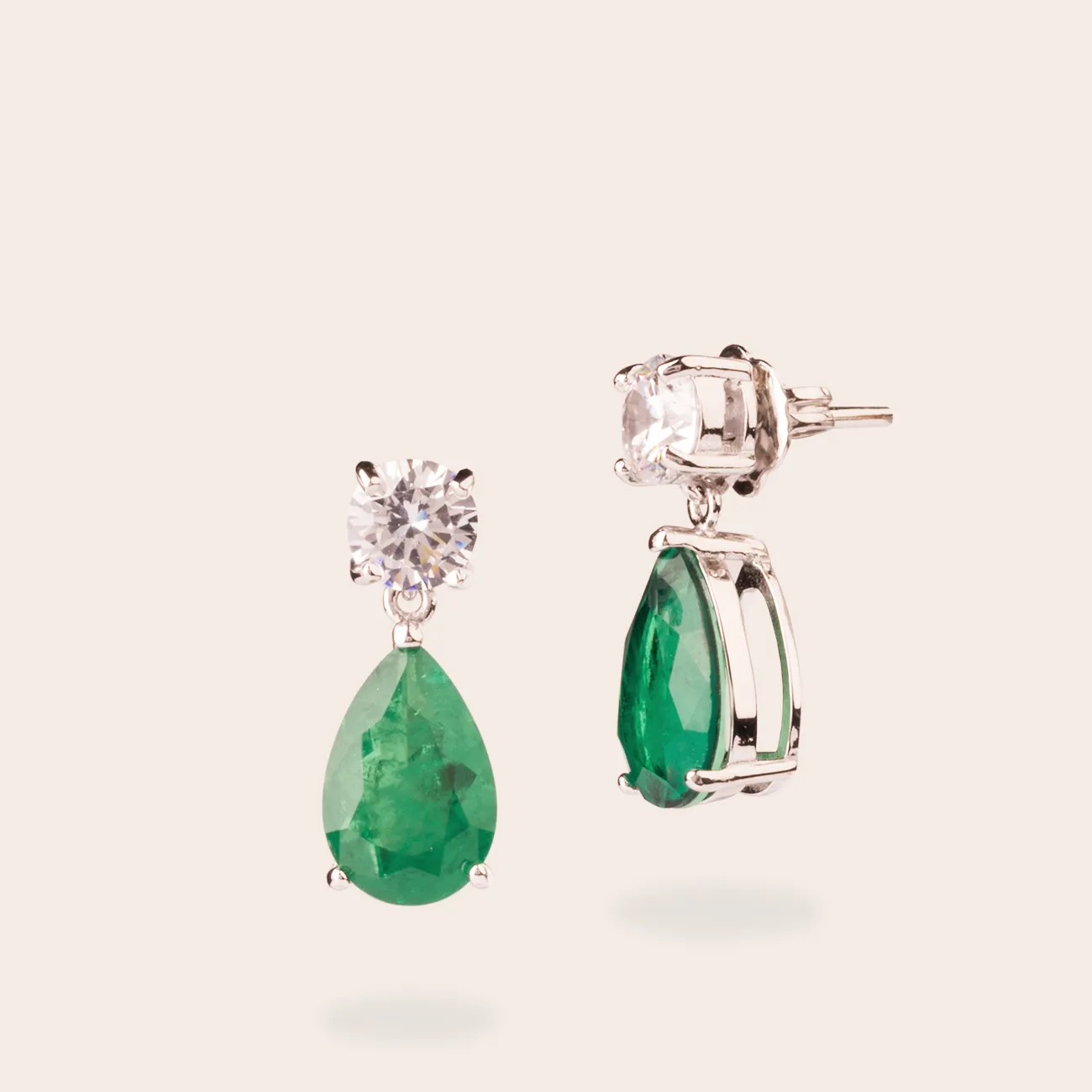 Ultima Edizione goutte couleur boucles d’oreilles pendantes