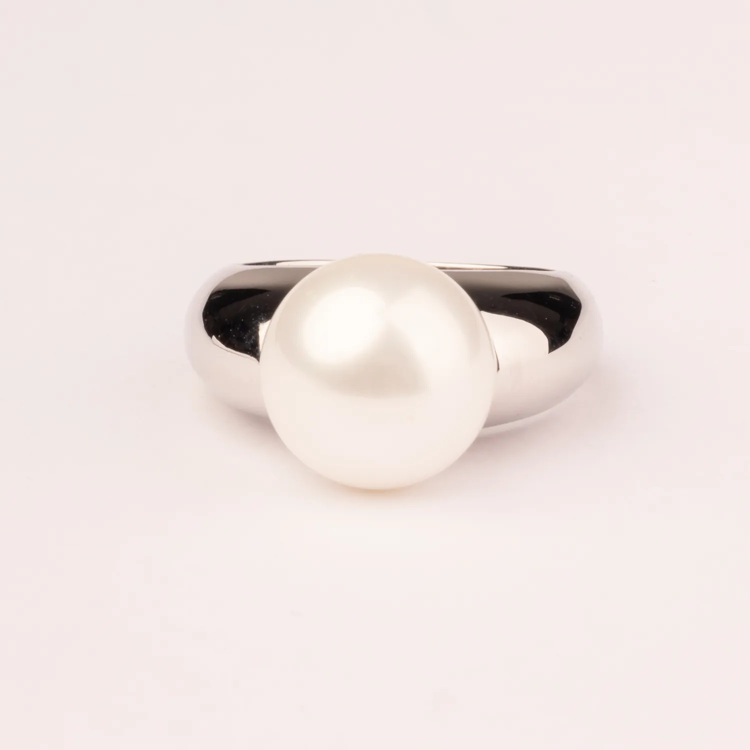 Ultima Edizione Perla bague argentee perle coquillage