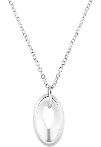 s.Oliver 2034811 collier pendentif acier 50+5 cm