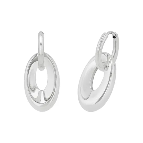 s.Oliver 88757602 créoles femme acier 27 mm